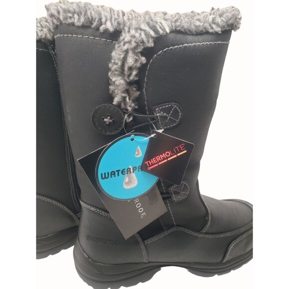 Weatherproof Women's Cold Zipper Delta Closure All-Weather Winter Boots size 7M - Picture 7 of 11